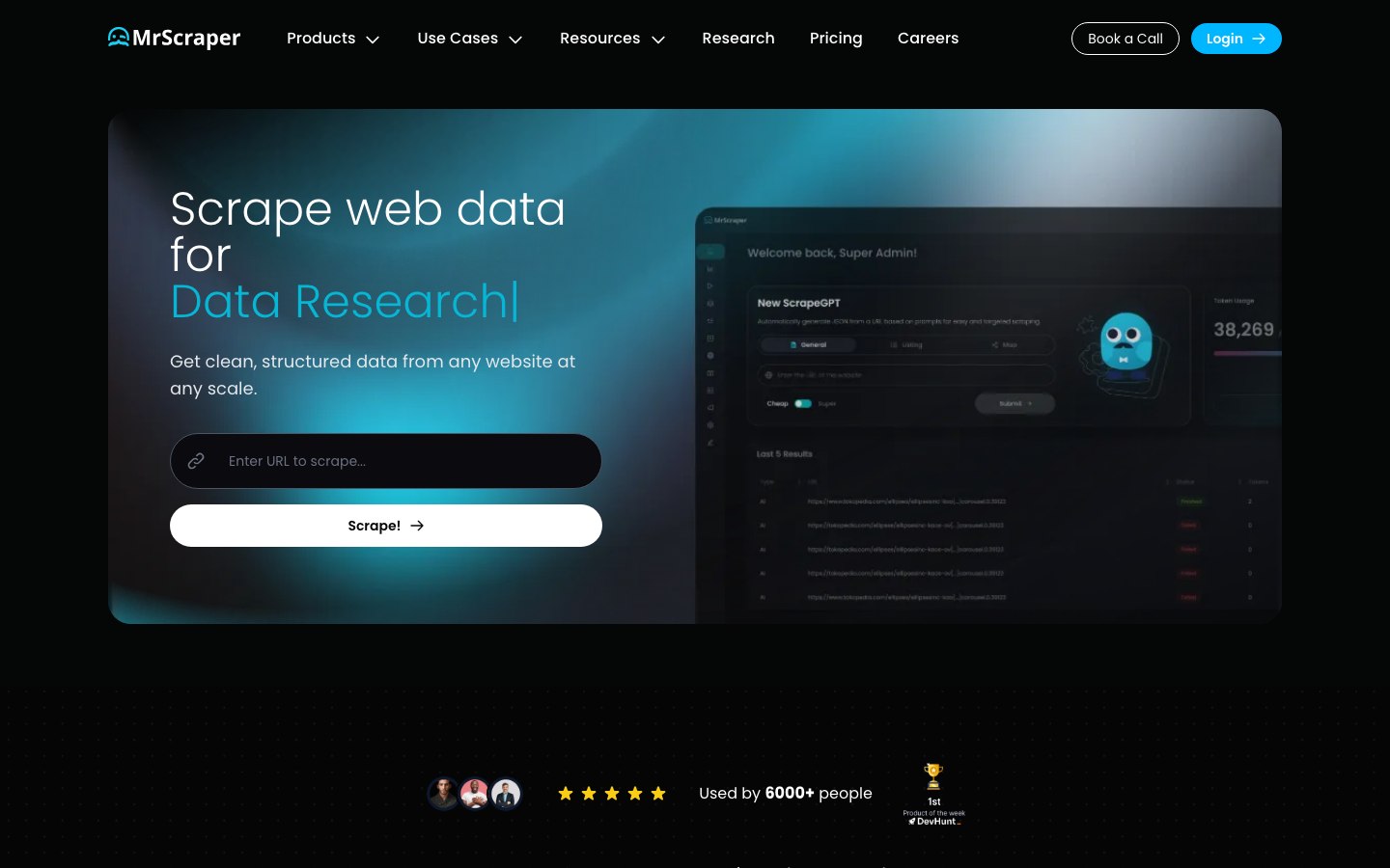 MrScraper — MrScraper is a data scraping tool. | thisiswhyibuilt